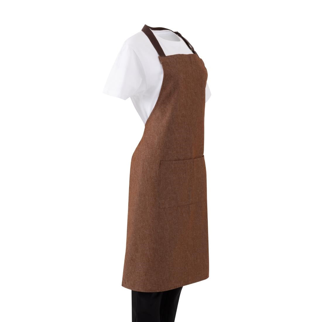 Southside Denim Bib Apron Tan