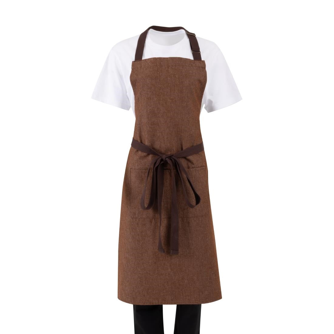 Southside Denim Bib Apron Tan