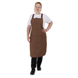 Southside Denim Cross-Back Bib Apron Tan