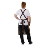 Southside Denim Cross-Back Bib Apron Tan