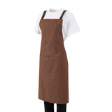 Southside Denim Cross-Back Bib Apron Tan