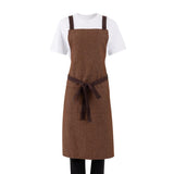 Southside Denim Cross-Back Bib Apron Tan