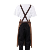 Southside Denim Cross-Back Bib Apron Tan