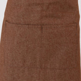 Southside Denim Cross-Back Bib Apron Tan