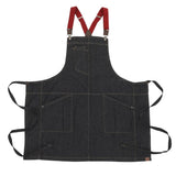 Chef Works Urban Berkeley Denim Short Bib Apron Indigo