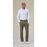 Brook Taverner Frederick Mens Long Sleeve Polo Shirt White Size XL