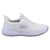 Skechers Womens Slip Resistant Squad Trainers White 36
