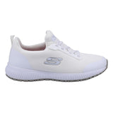 Skechers Womens Slip Resistant Squad Trainers White 40