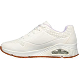 Skechers Womens UNO Slip Resistant Trainers 42 White