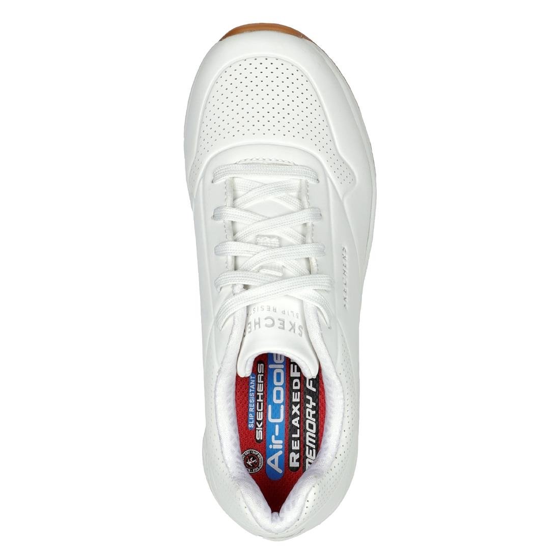 Skechers Womens UNO Slip Resistant Trainers 36 White