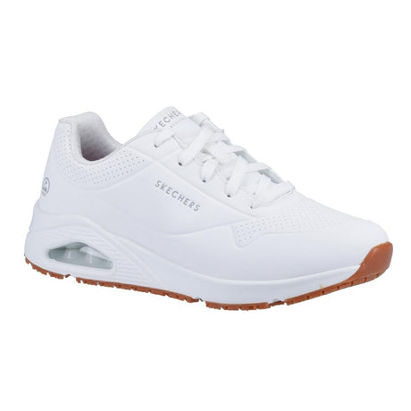 Skechers Womens UNO Slip Resistant Trainers 39 White