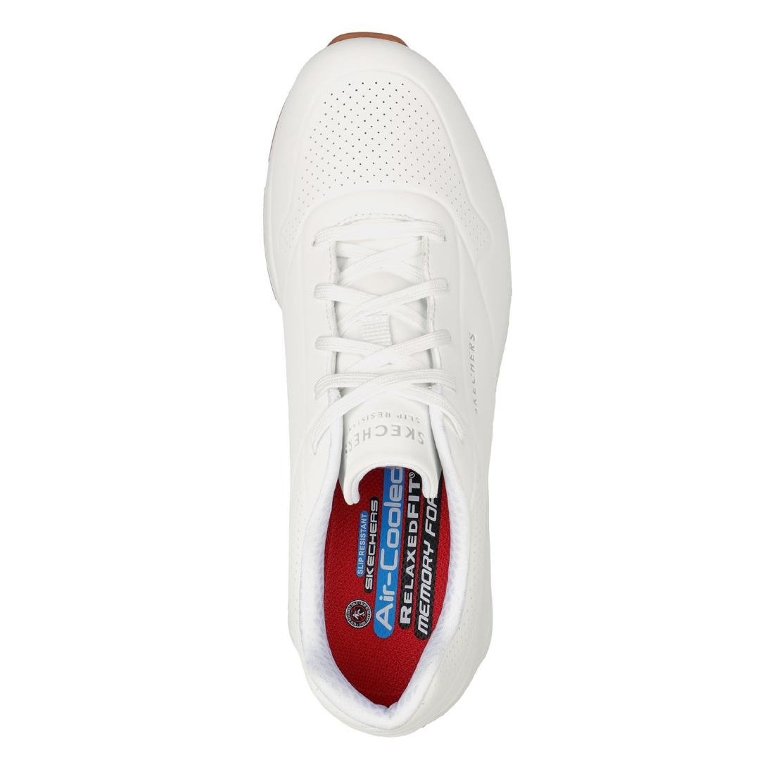 Skechers Mens UNO Slip Resistant Trainers 46 White