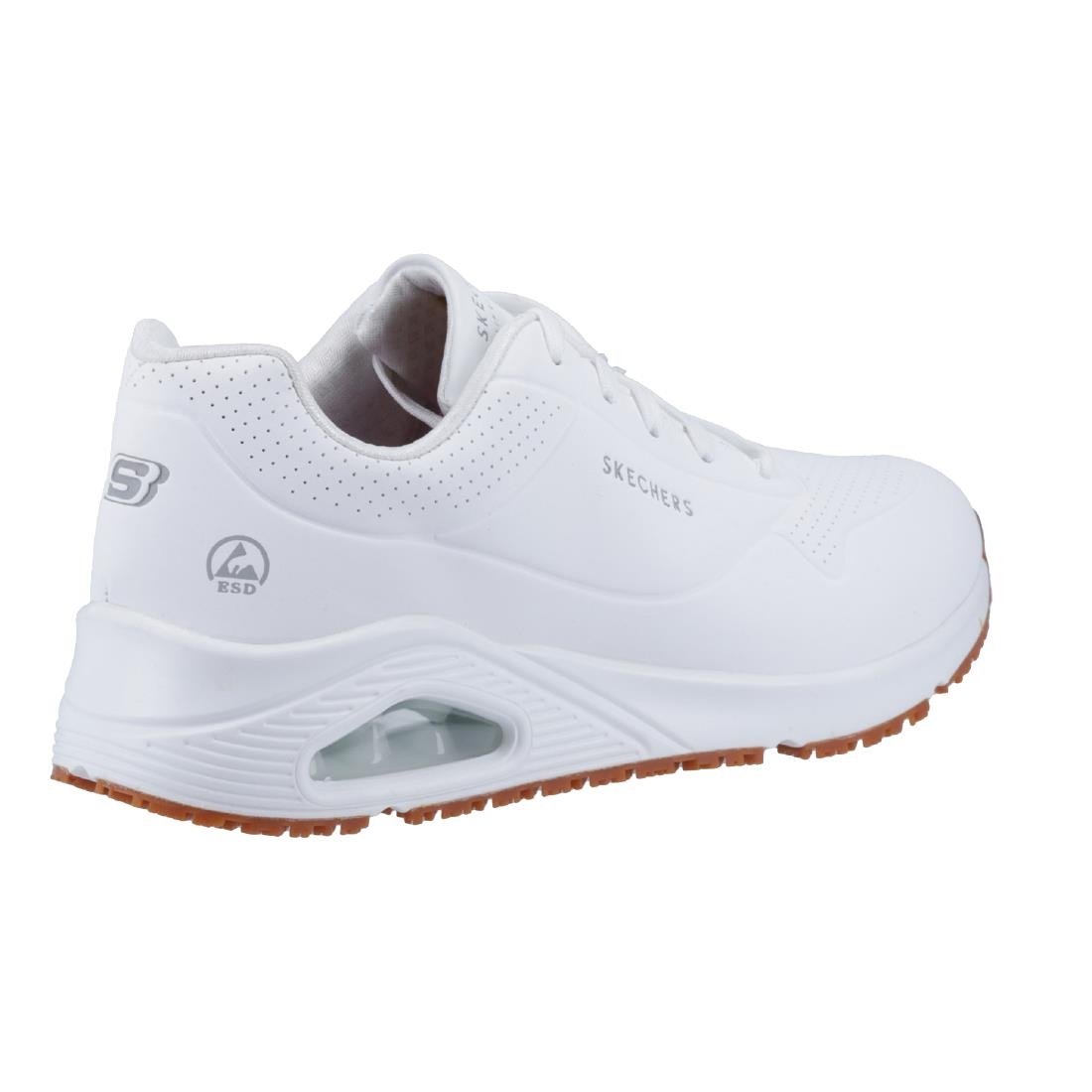 Skechers Mens UNO Slip Resistant Trainers 43 White