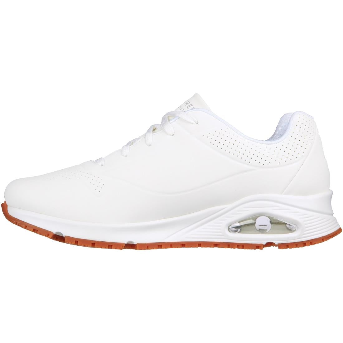 Skechers Mens UNO Slip Resistant Trainers 47.5 White