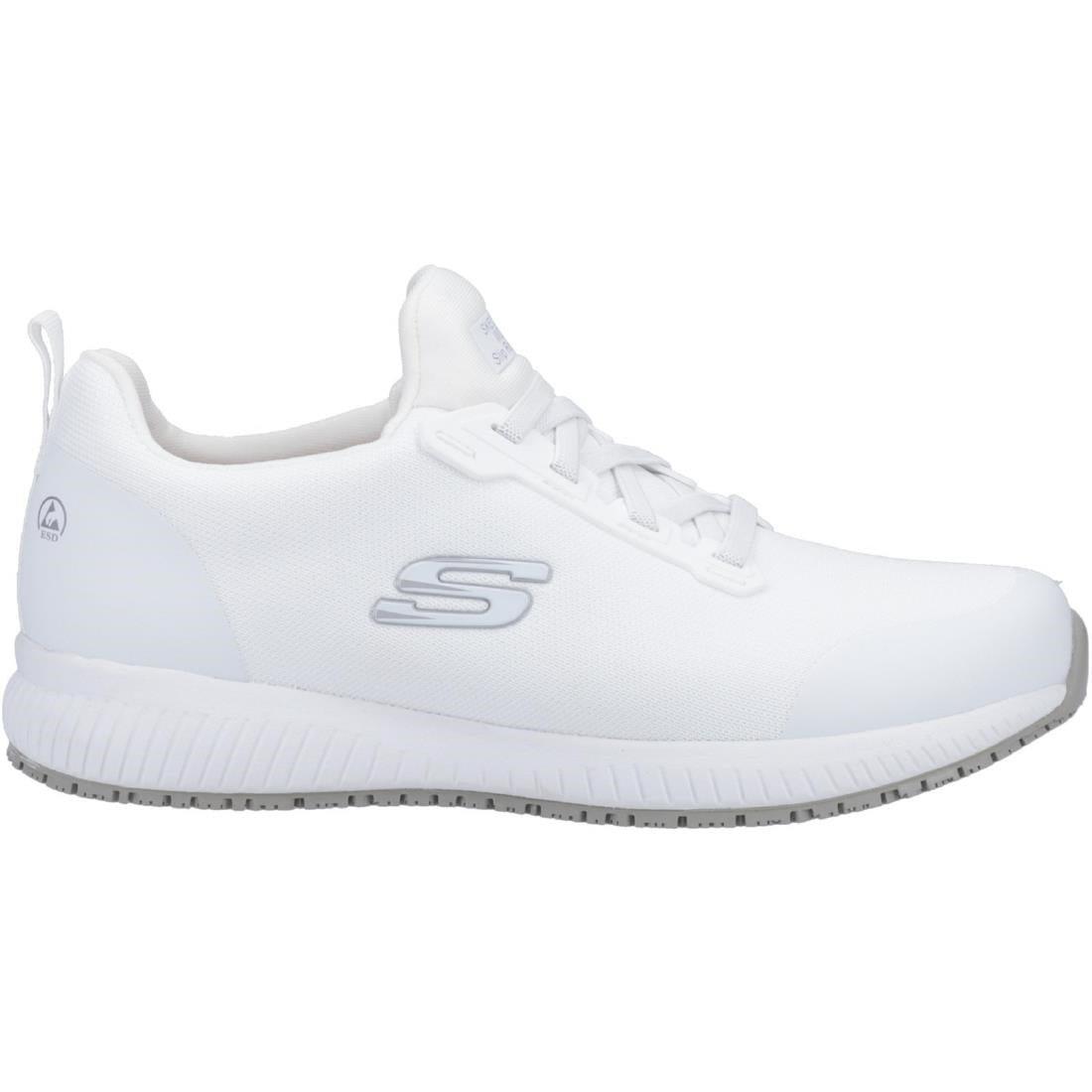 Skechers Slip Resistant Squad Myton Trainers White 46