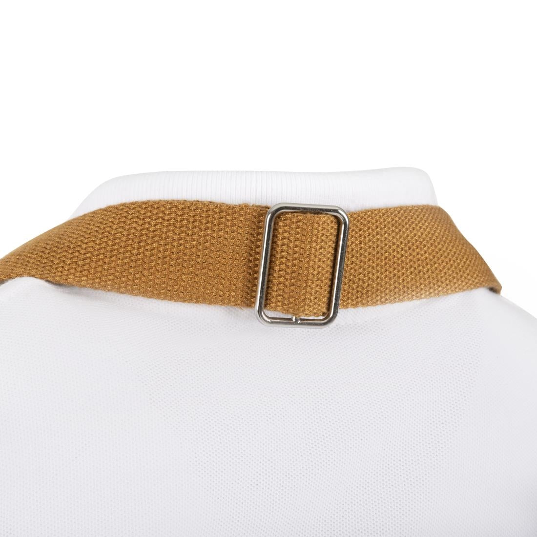 Southside Short Length Bib Apron Denim Blue with Tan Ties