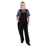 Southside Bib & Brace Cotton Canvas Dungarees Cotton Black L