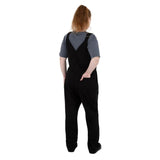Southside Bib & Brace Cotton Canvas Dungarees Cotton Black L