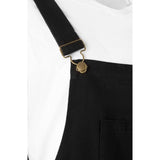 Southside Bib & Brace Cotton Canvas Dungarees Cotton Black L