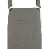 Southside Bib & Brace Cotton Canvas Dungarees Khaki Black S