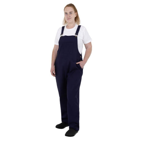Southside Bib & Brace Cotton Canvas Dungarees Navy S