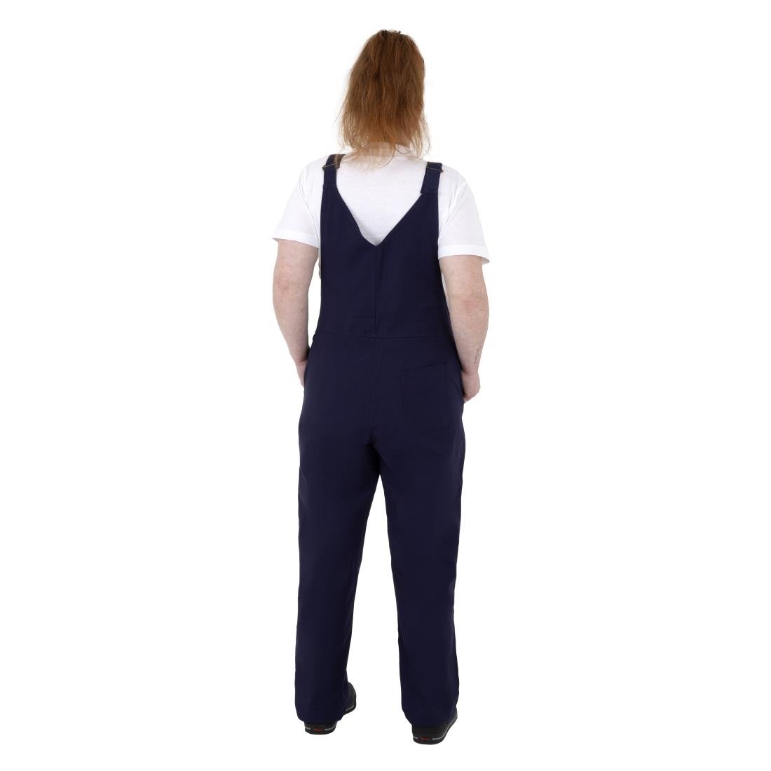 Southside Bib & Brace Cotton Canvas Dungarees Navy S