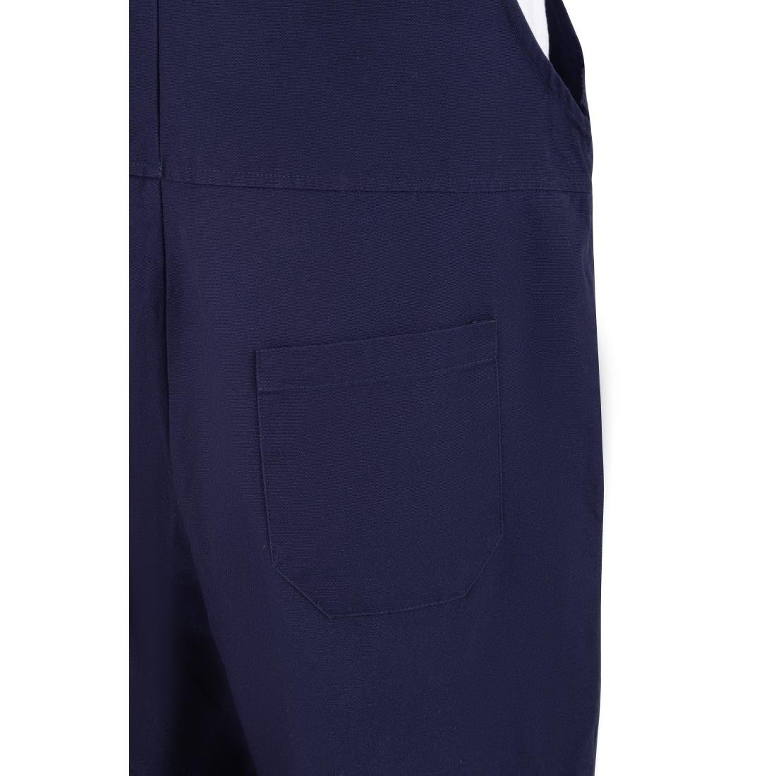 Southside Bib & Brace Cotton Canvas Dungarees Navy S