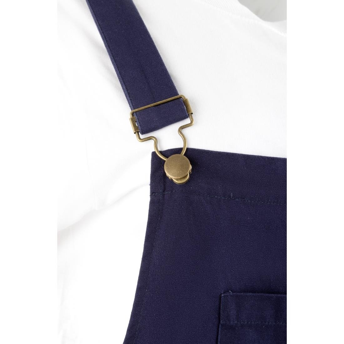 Southside Bib & Brace Cotton Canvas Dungarees Navy XL