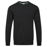 Portwest Black Organic Cotton Recyclable Sweatshirt Size XL