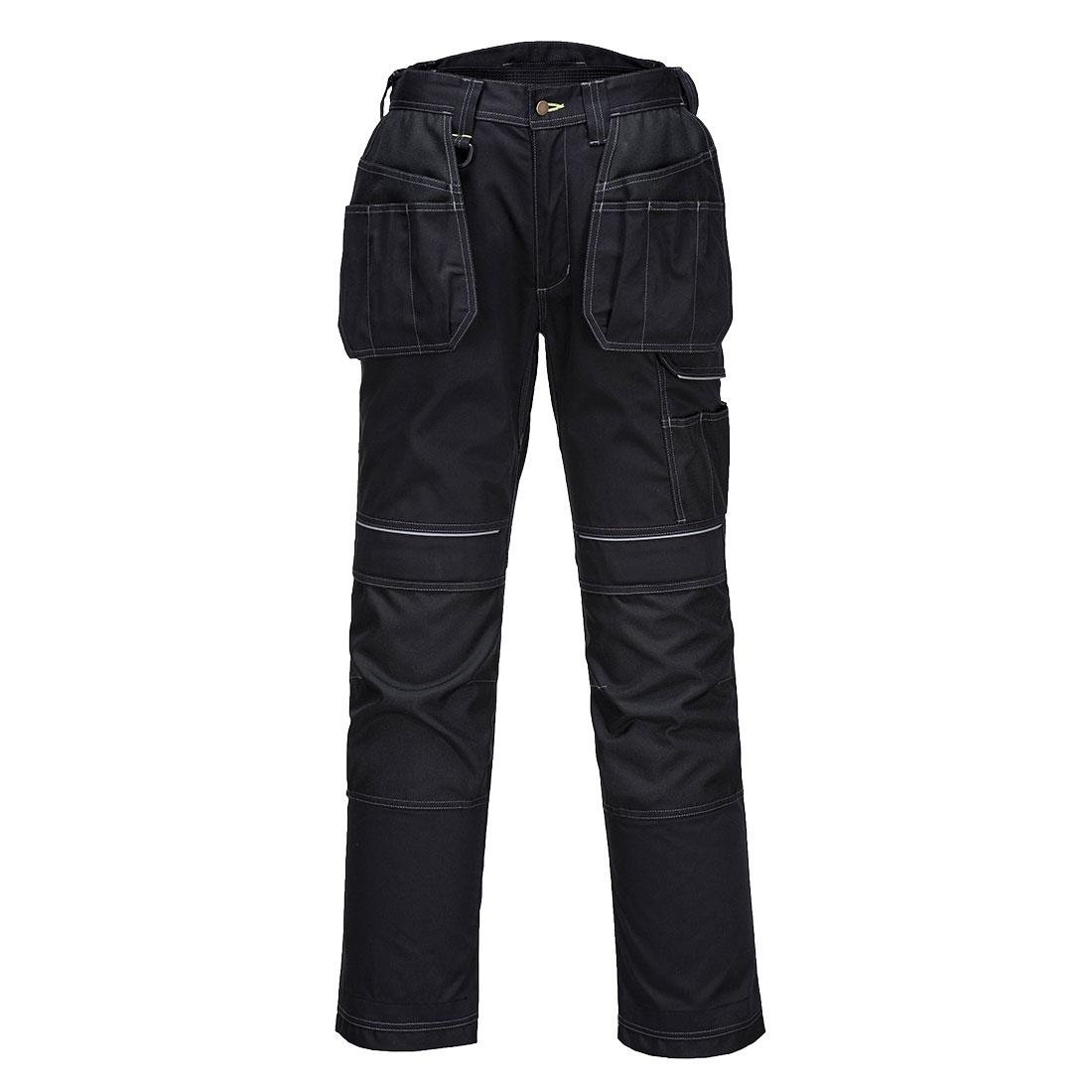 Portwest Black Holster Work Trousers Size 30