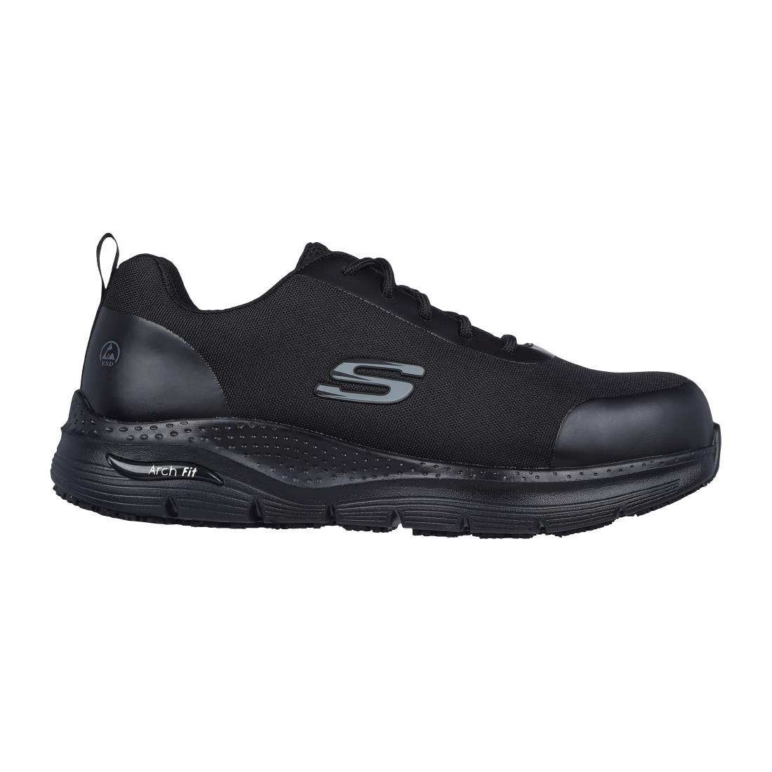 Skechers Arch Fit Ringstap Trainers Black  47.5