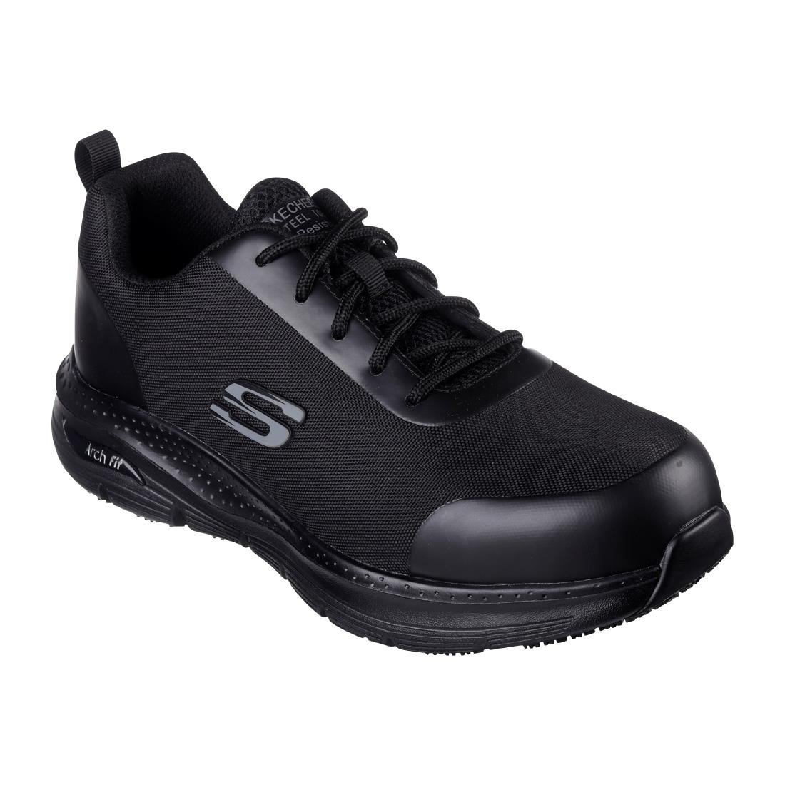 Skechers Arch Fit Ringstap Trainers Black  47.5