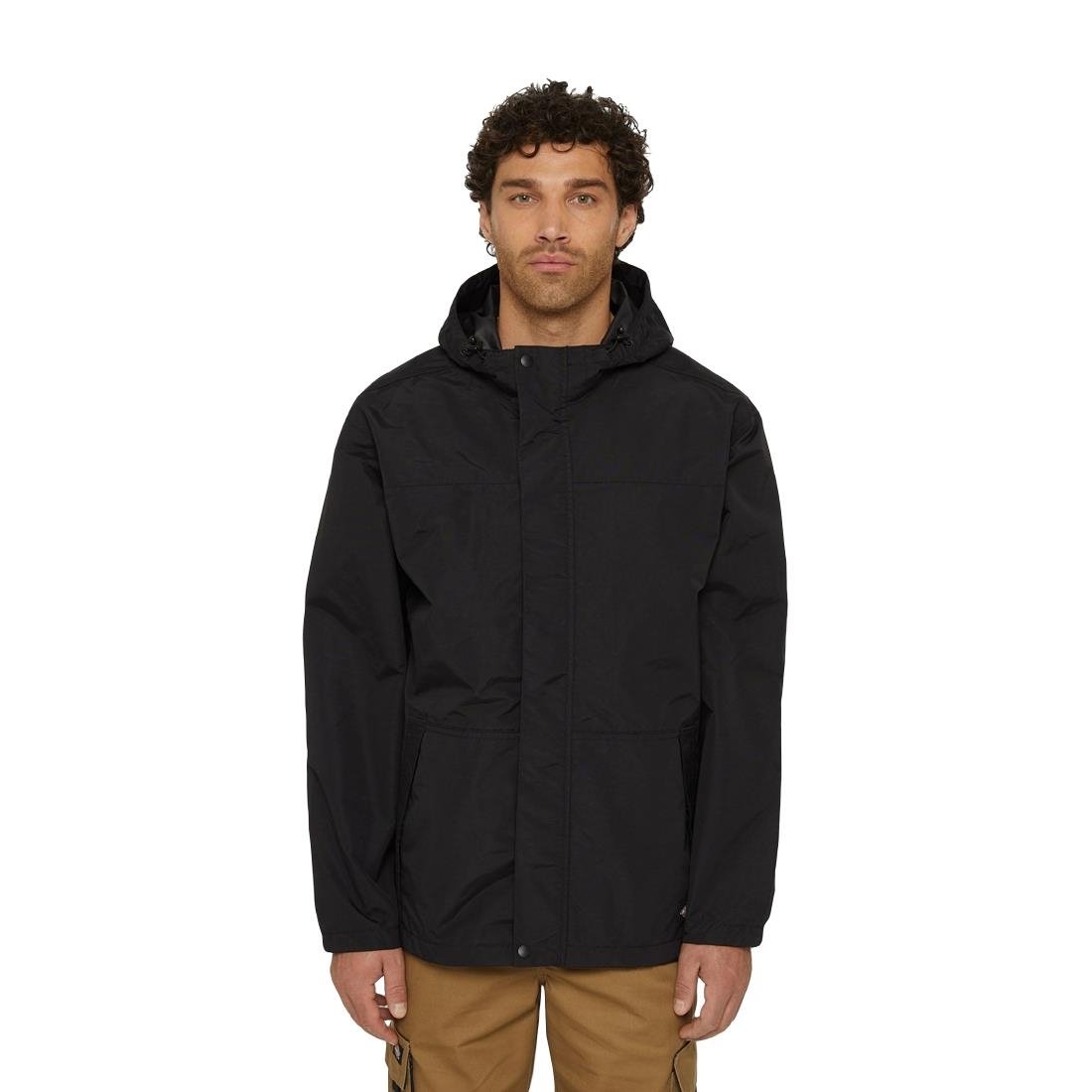 Dickies Waterproof Rain Jacket Black Size 2XL