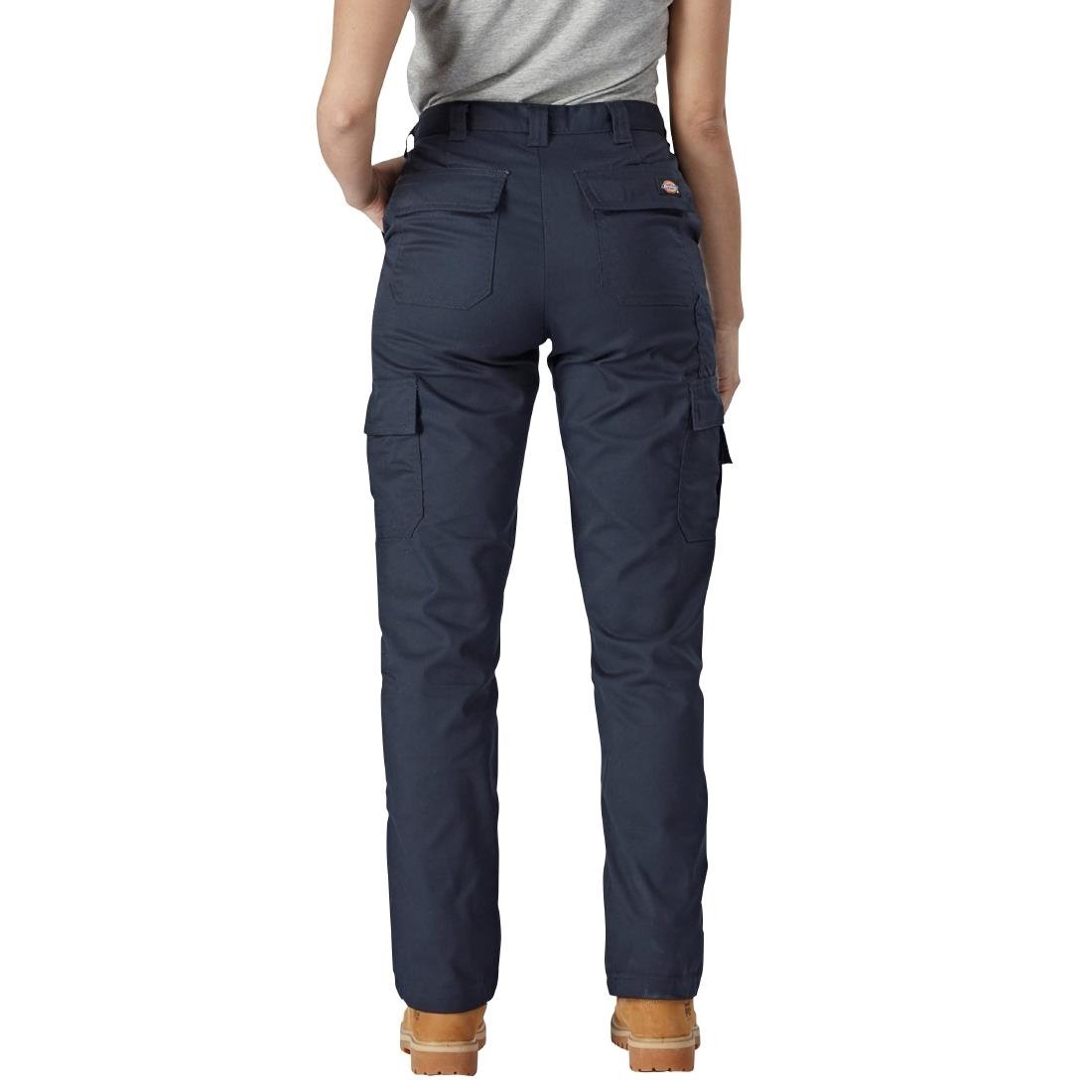 Dickies Womens Flex Everyday Trousers Navy Size 32