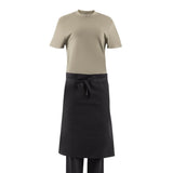 Southside Cotton Canvas Bistro Apron Black