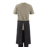 Southside Cotton Canvas Bistro Apron Black