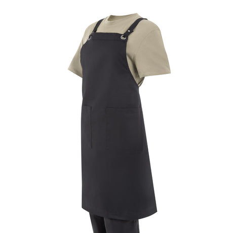 Southside Cotton Canvas Bib Apron Black