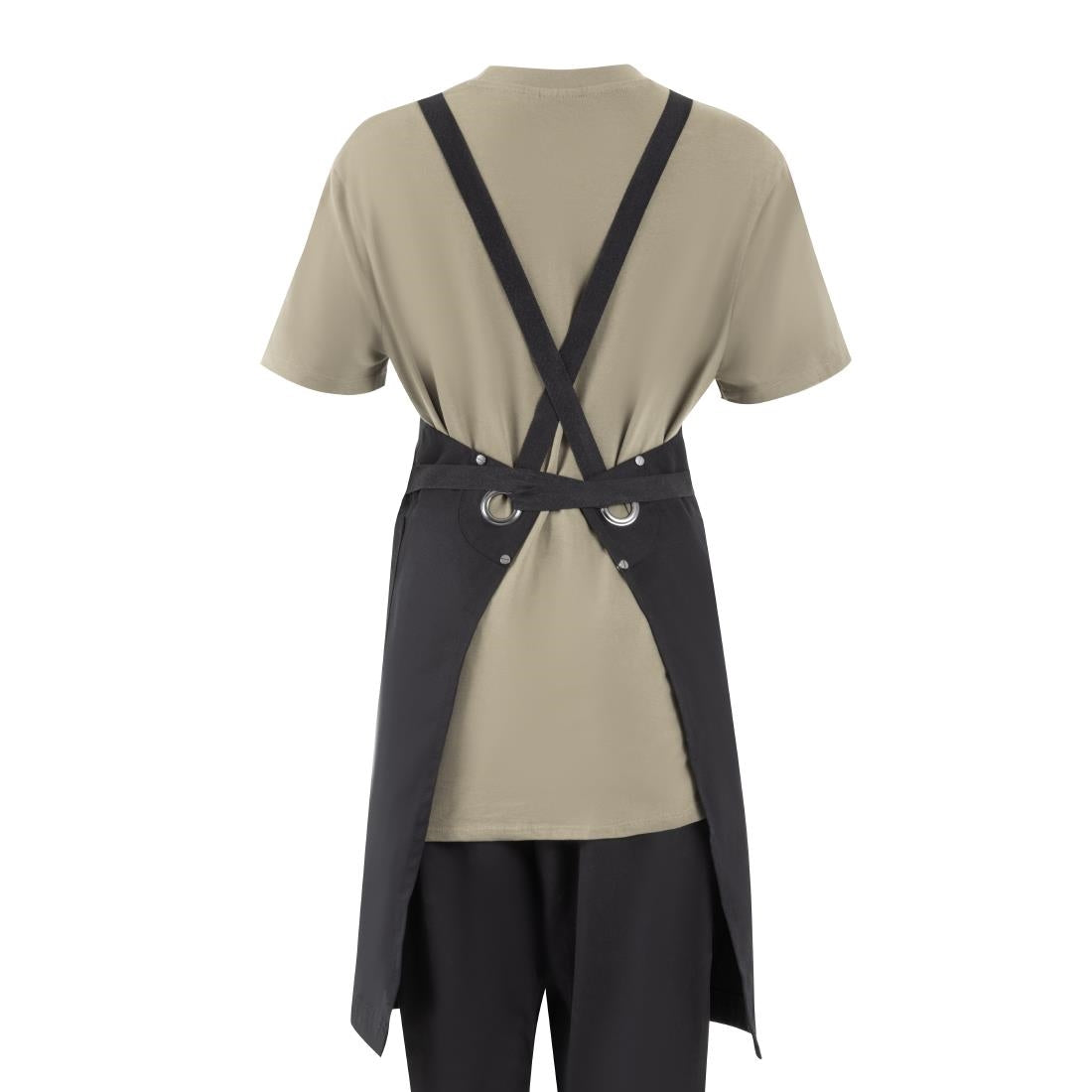 Southside Cotton Canvas Bib Apron Black