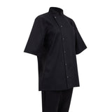 Southside Oakland Short Sleeve Chefs Jacket Black Size L