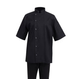 Southside Oakland Short Sleeve Chefs Jacket Black Size L