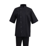 Southside Oakland Short Sleeve Chefs Jacket Black Size M