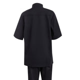 Southside Oakland Short Sleeve Chefs Jacket Black Size L