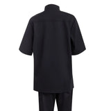 Southside Oakland Short Sleeve Chefs Jacket Black Size M