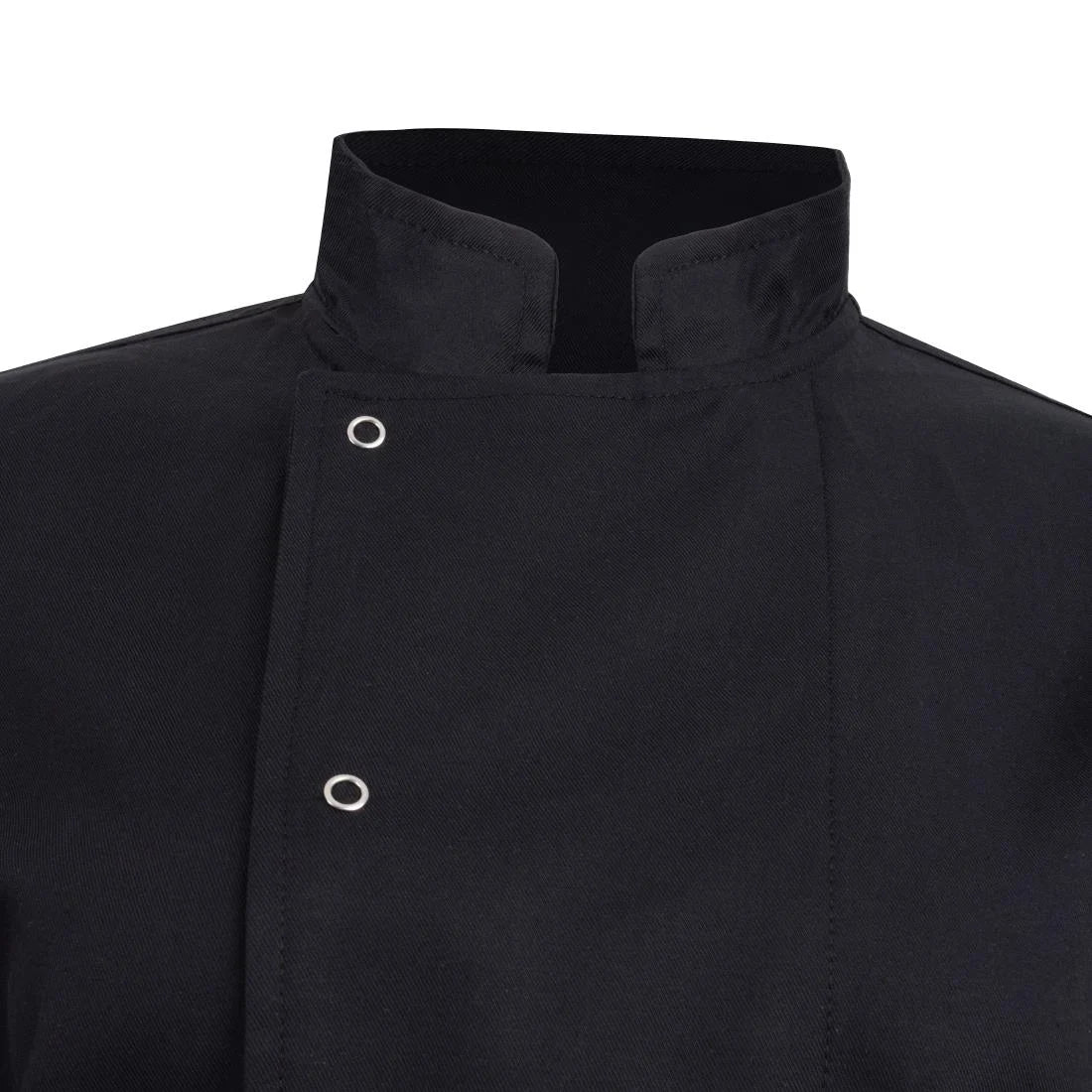 Southside Oakland Short Sleeve Chefs Jacket Black Size M