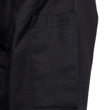 Southside Oakland Short Sleeve Chefs Jacket Black Size M