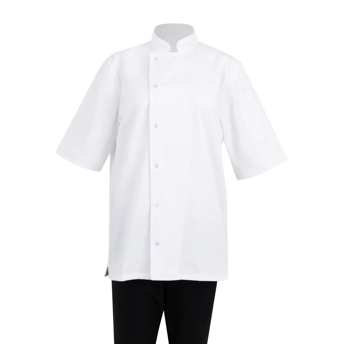Southside Oakland Short Sleeve Chefs Jacket White Size M