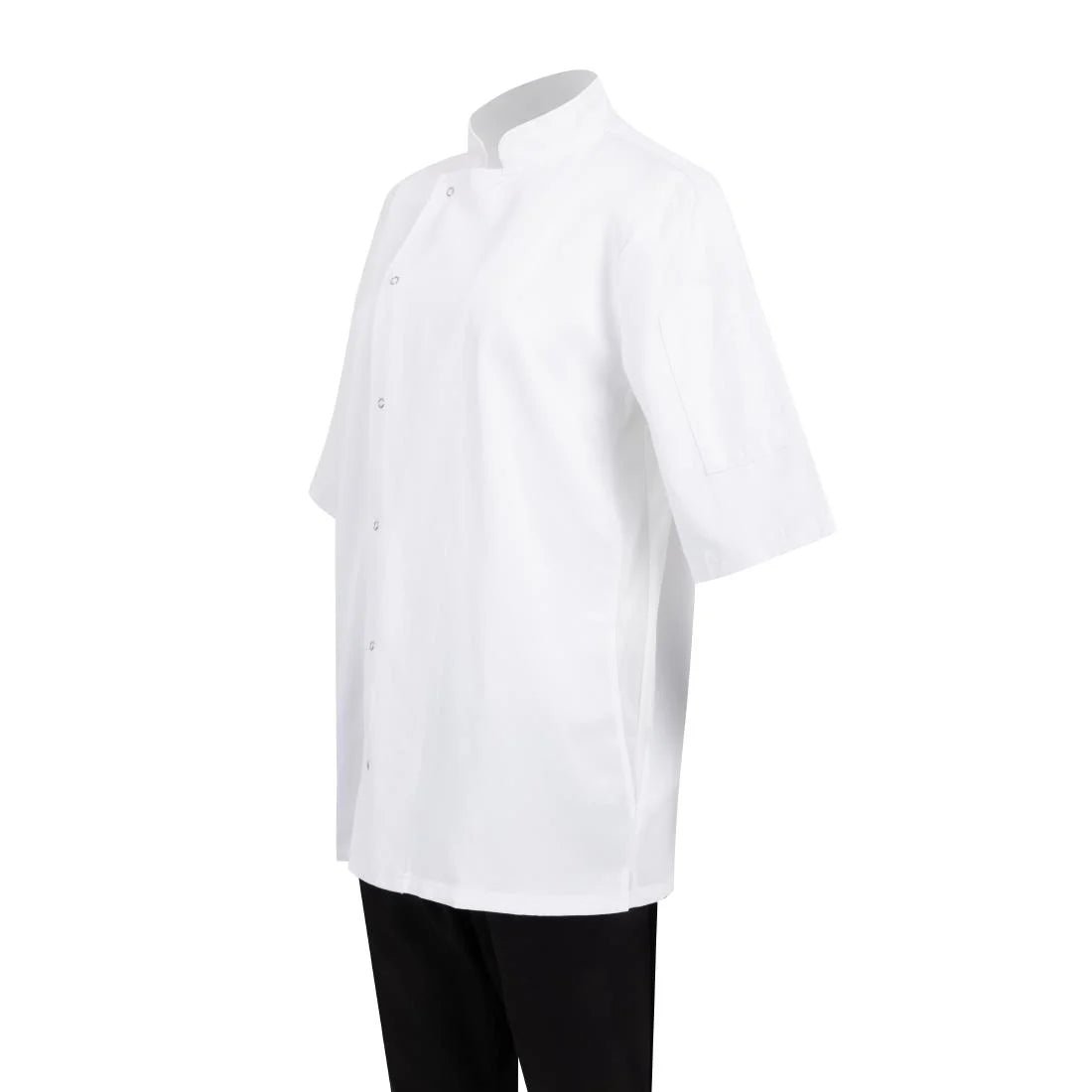 Southside Oakland Short Sleeve Chefs Jacket White Size S