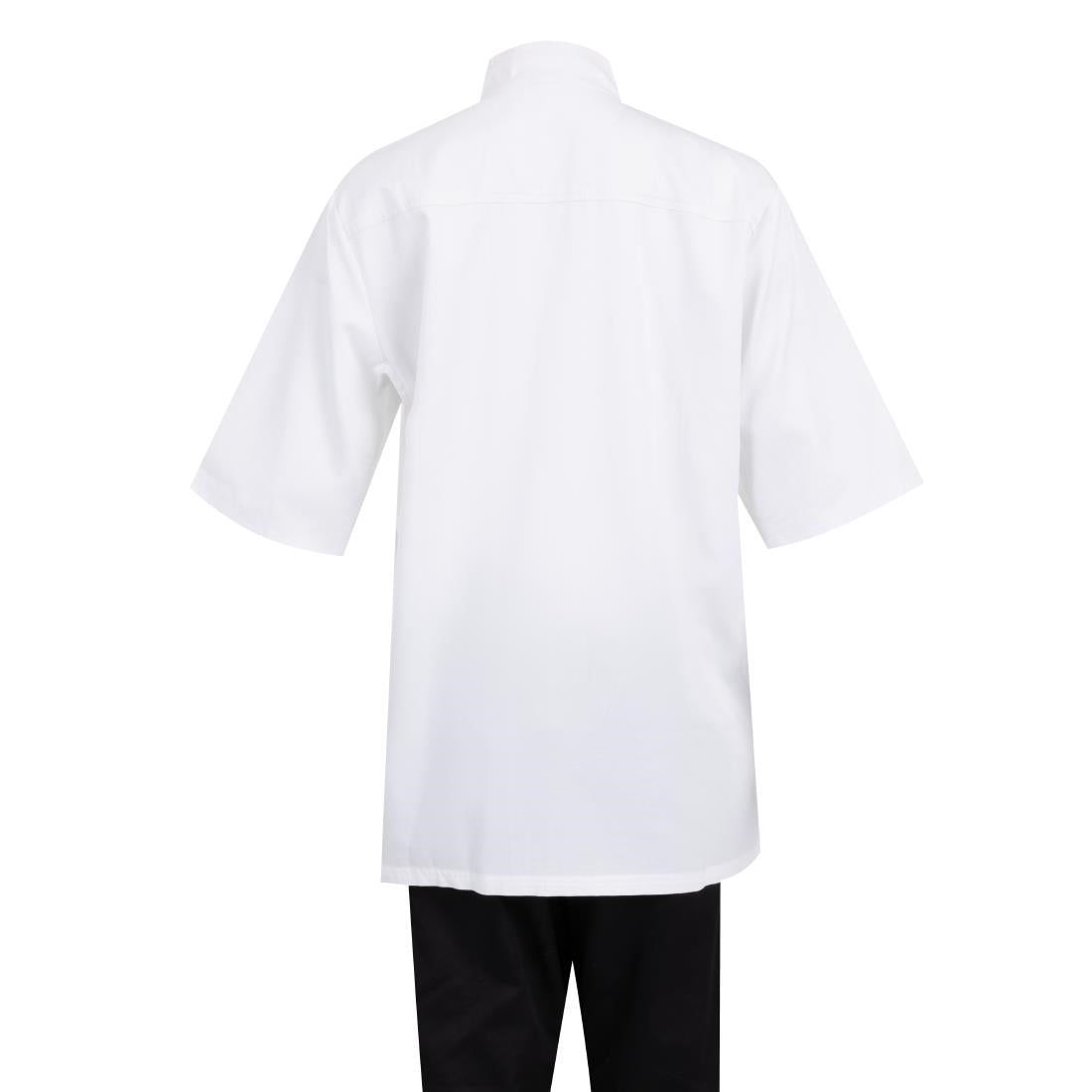 Southside Oakland Short Sleeve Chefs Jacket White Size L