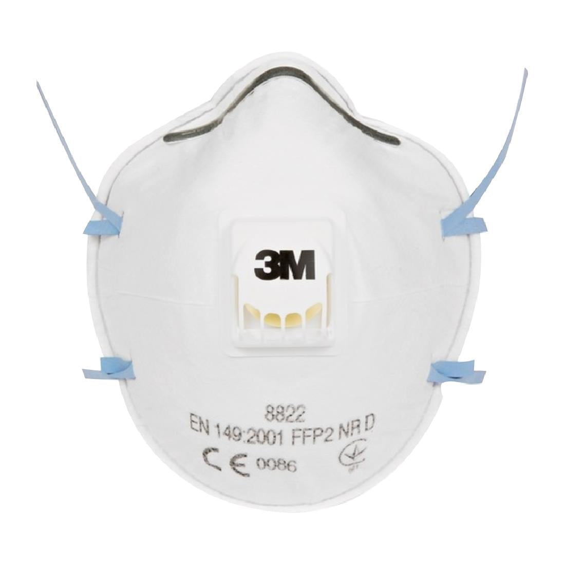 3M Valved Dust & Mist Mask 8822 FFP2S (10 Pack)        