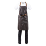 Chef Works Urban Boulder Bib Apron Black/Brown